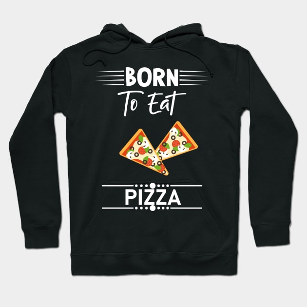 Funny Pizza Quote Hoodie by Imutobi